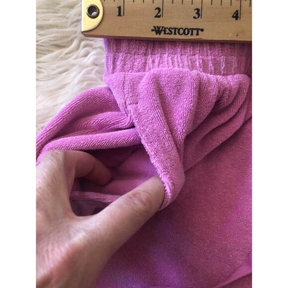 Victoria’s Secret Pink Terry Cloth Beach Shorts/sleepwear Pink Medium LL - Picture 4 of 6